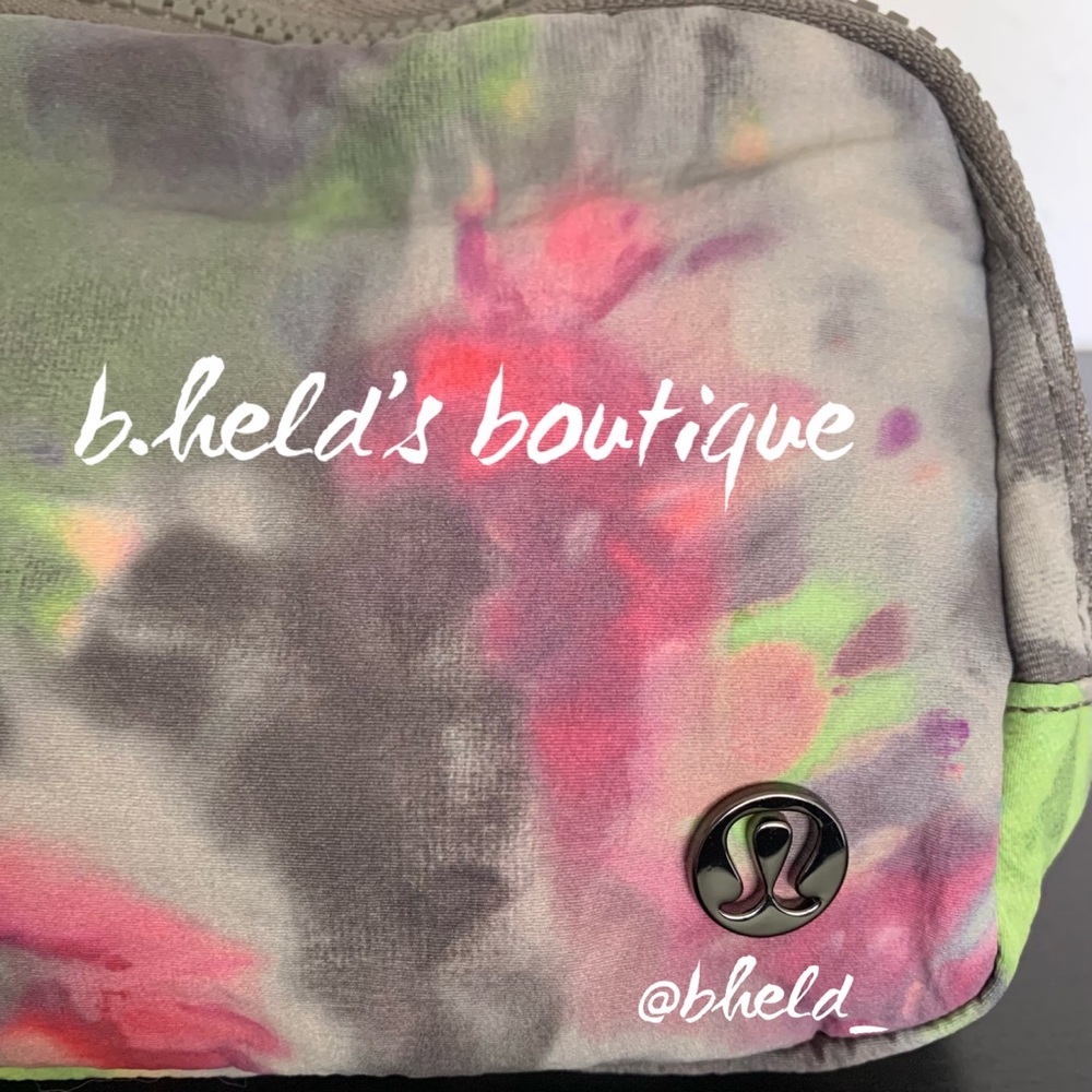 lululemon Everywhere Belt Bag in Hyper Dye Multi/Rover Pink Green (1L) New NWT - Picture 13 of 16